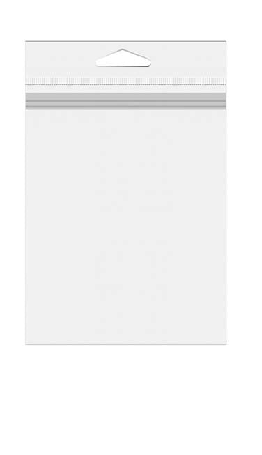 Headerbeutel 7,6x10,2cm zum Oben laden von Inhalten (500 Stück) [J5T]
