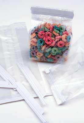 Verschluss-Streifen Klebend für 10cm breite Beutel (1.000 Stück) [TTA4WH]