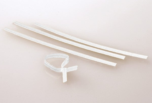 Verschluss-Streifen 15,2x0,4cm Papier Weiß (1.000 Stück) [TT6WH]