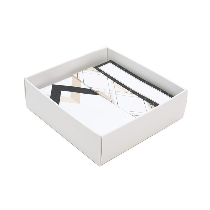 Matte White Paper Box Bottom 8 x 2,5 x 8,5 cm