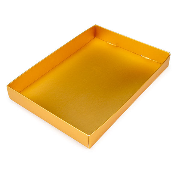 Pappschachteln Gold 13.7x2.5x19.1cm (25 Stück) [GD15]