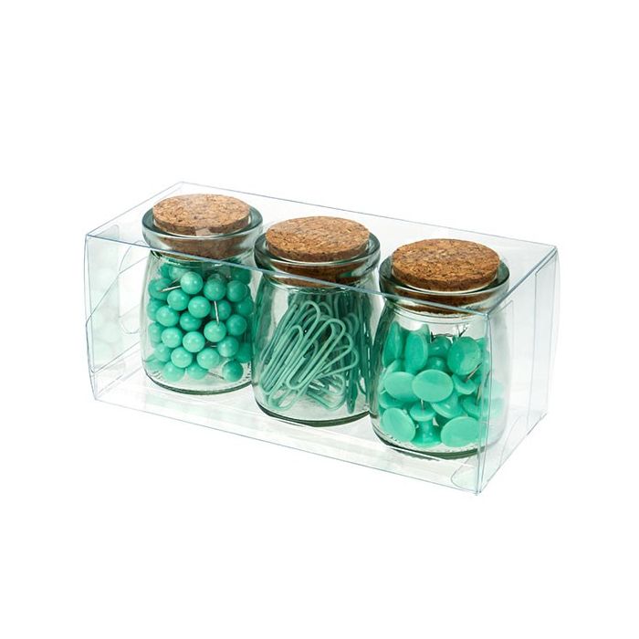 Klarsichtschachteln 7.6x7.6x17.8cm Transparent (50 Stück) [VB300]