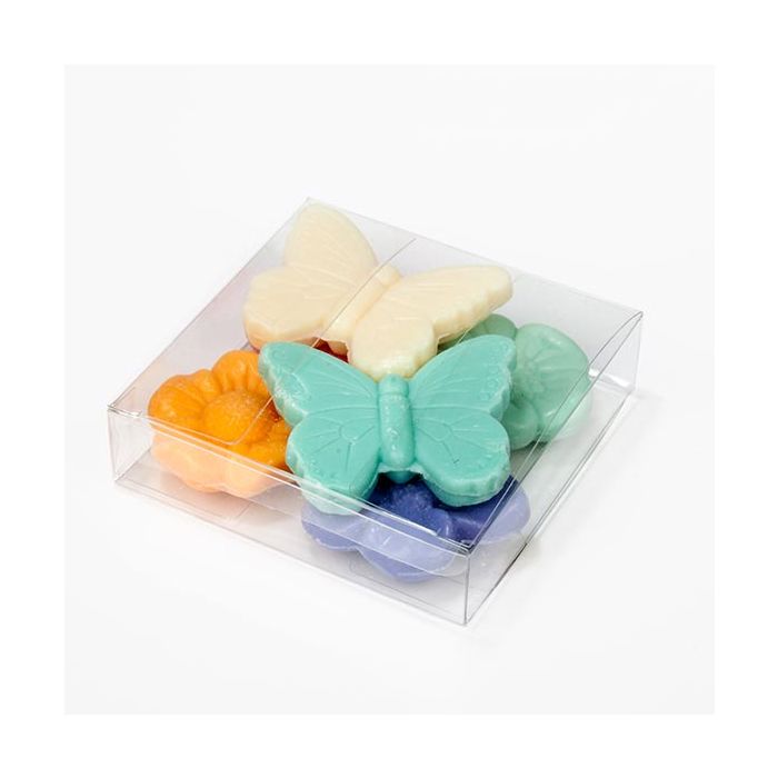 Klarsichtschachteln 10.2x10.2x2.5cm Transparent (50 Stück) [VB301]