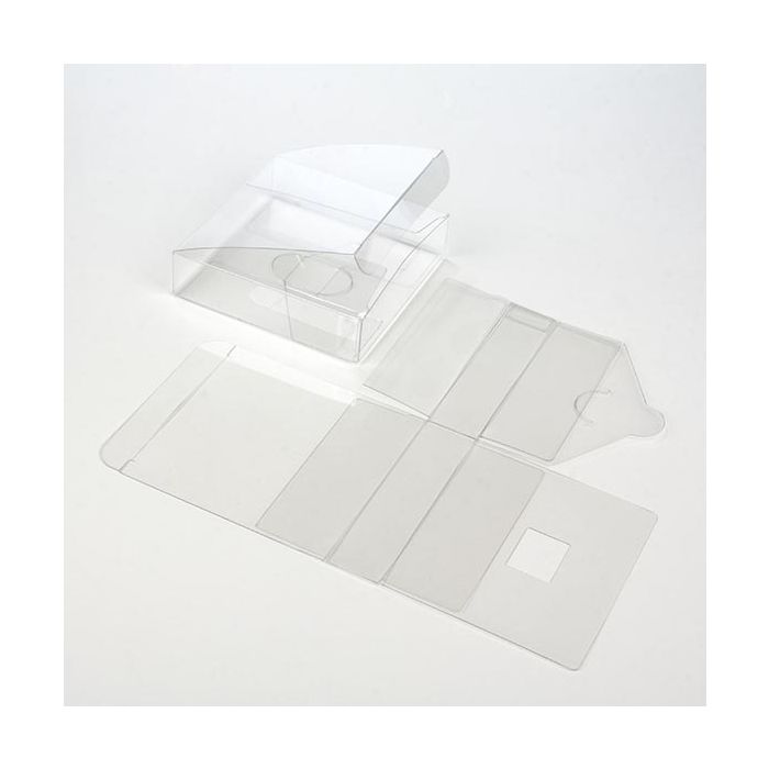 Klarsichtschachteln 10.2x10.2x2.5cm Transparent (50 Stück) [VB301]