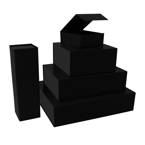 Magnet boxes 42,5x33,3x9,7cm Black (25 pcs)