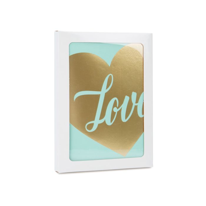 Pappschachteln glänzend Weiß 12.5x1.5x16.8cm mit Fenster (25 Stück) [WGWG2]