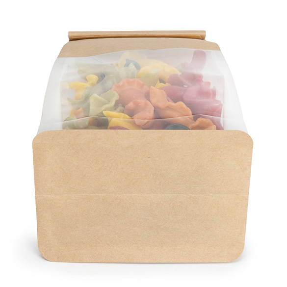 Kraftbeutel Braun wiederverschließbar 8,9x6,4x25,4cm (100 Stück) [TTGB1K]