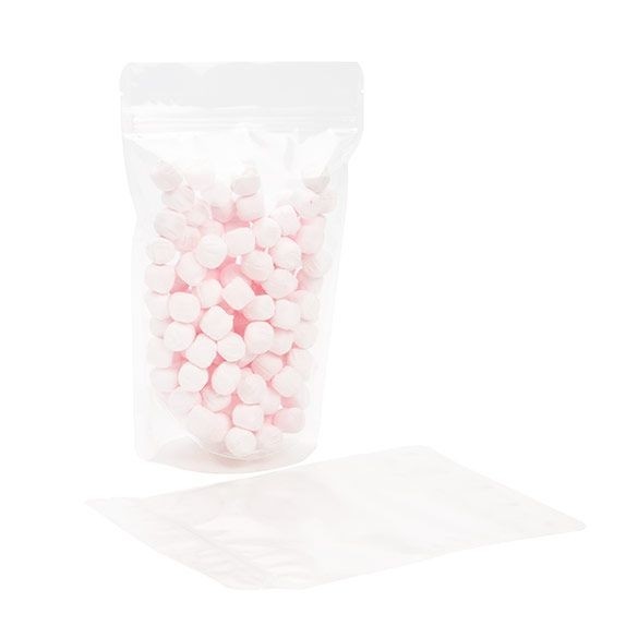 Standbodenbeutel Transparent 14.9x8.9x23.2cm Laminiert | 310 Gramm (100 Stück) [ZBGCC7]