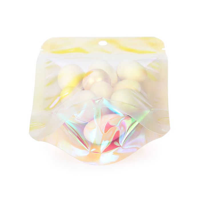 Standbodenbeutel Holografik 7,9x5,1x13 cm (25 Stück) [ZBGI1]