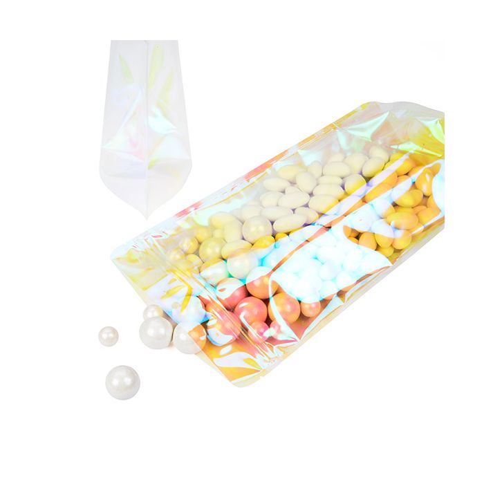 Standbodenbeutel Holografisch 17,2x8,9x28,6 cm (25 Stück) [ZBGI4]