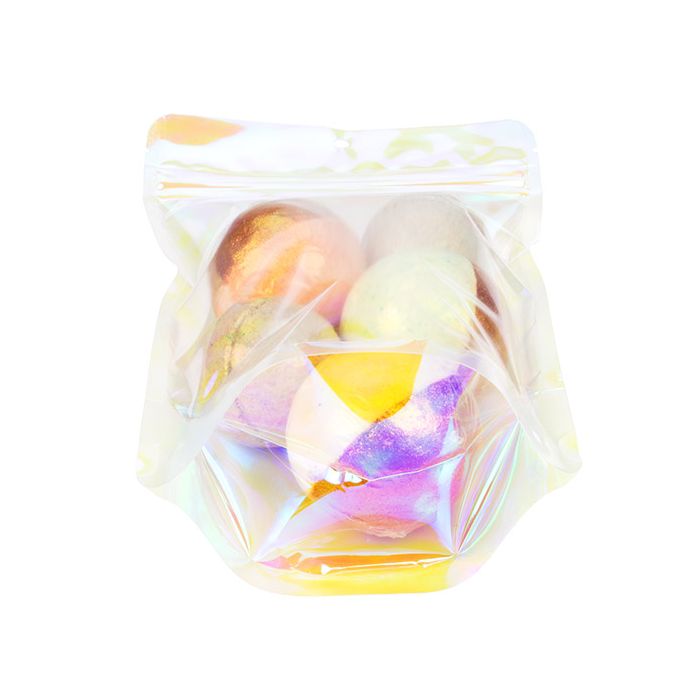 Standbodenbeutel Holografisch 14,9x8,9x23,2 cm (25 Stück) [ZBGI7]