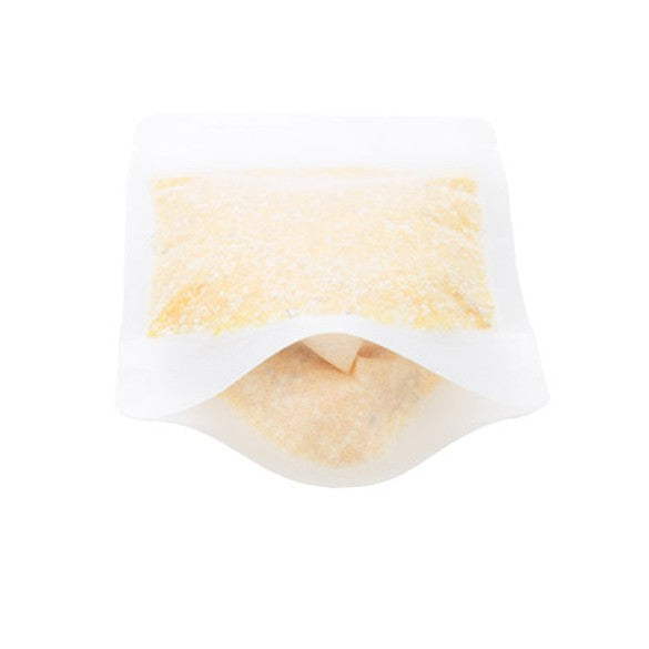 Standbodenbeutel Reispapier Transparent/Weiß 8x5x13cm | 28 Gramm (100 Stück) [ZBGR1WC]