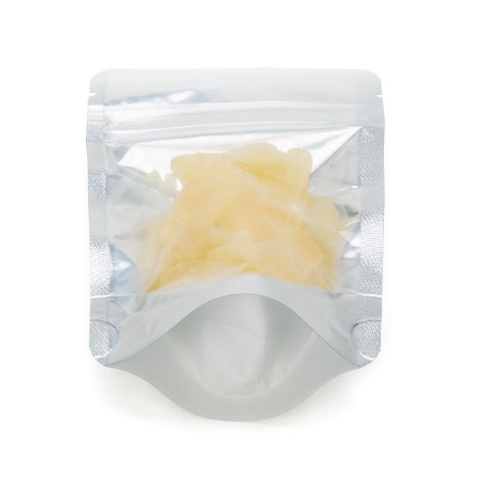 Standbodenbeutel Transparent/Weiß 17x9x28.5cm | 340 Gramm (100 Stück) [ZBGW4]