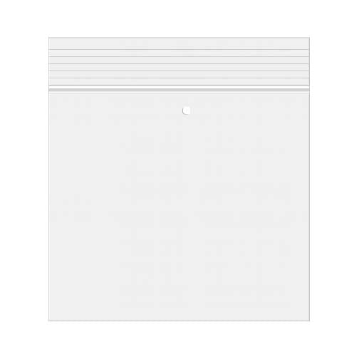 Druckverschlussbeutel mit Luftloch 15x15cm Kristallklar PP 50 Mikron (100 Stück) [ZC66V]