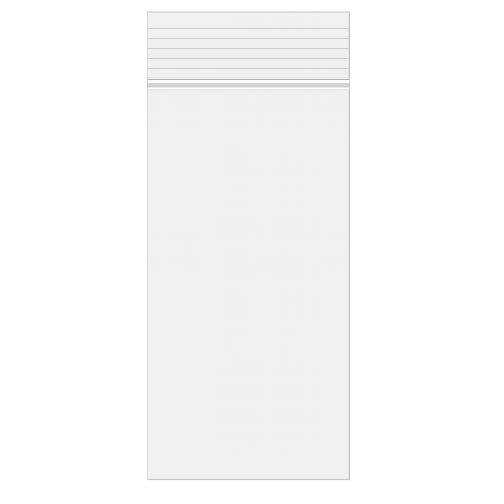 Druckverschlussbeutel Transparent 5x10cm PE 50 Mikron (100 Stück) [2PE24]