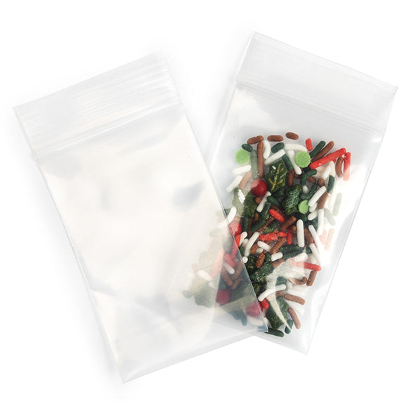 Druckverschlussbeutel Transparent 5x7.5cm PE 150 Mikron (100 Stück) [6PE23]
