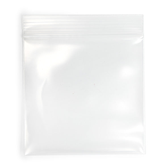 Druckverschlussbeutel Transparent 10x10cm PE 150 Mikron (100 Stück) [6PE44]