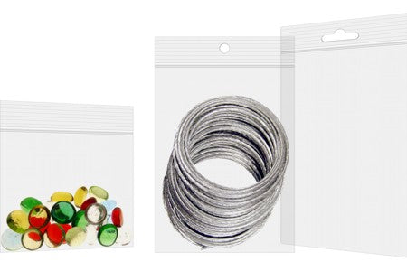 Druckverschlussbeutel 15x20cm Transparent PP 50 Mikron (100 Stück) [ZC68]