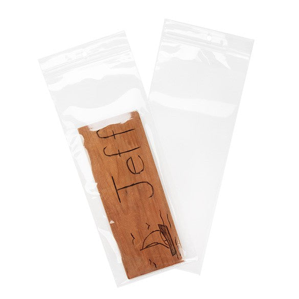 Druckverschlussbeutel mit Aufhängeloch 10x25.5cm Transparent PP 50 Mikron (100 Stück) [ZR410]