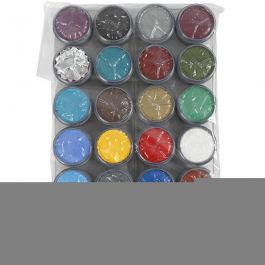 Grimas Gesichtsschminke auf Farbpalette, Sortierte Farben, 24x15 ml/ 1 Pck [HOB-10924]
