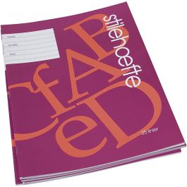 Schulheft, liniert, A4, Größe 21x29,7 cm, 64 , 70 g, 25 Stk/ 1 Pck [HOB-115280]