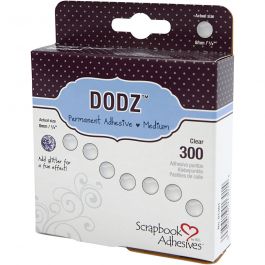 Dodz Klebepunkte, D 8 mm, Dicke 0,5 mm, mittel, 300 Stk/ 1 Pck [HOB-11567]