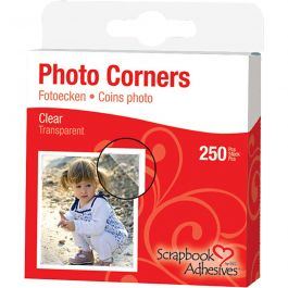 Fotoecken , B 10 mm, 110 g, Schwarz, 108 Stk/ 1 Pck [HOB-11598]