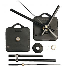 Uhrenteile und Federn, Plattenstärke max. 10mm, Schwarz, 1 Set [HOB-13003]