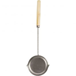 Zinn-Gießlöffel, T 16 mm, L 26 cm, D 6,5 cm, 1 Stk [HOB-13056]
