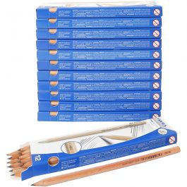 Bleistift, L 18 cm, HB, Dicke 7 mm, Mine 2 mm, 12x12 Stk/ 1 Pck [HOB-14176]