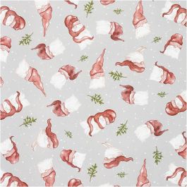 Geschenkpapier, Nikolaus mit großer Mütze, B 70 cm, 80 g, 2 m/ 1 Rolle [HOB-190060]