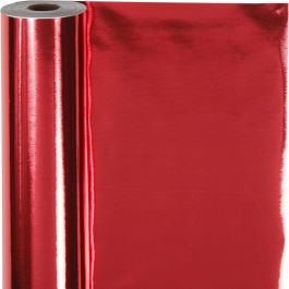 Geschenkpapier, B 50 cm, 65 g, Rot, 100 m/ 1 Rolle [HOB-19988]