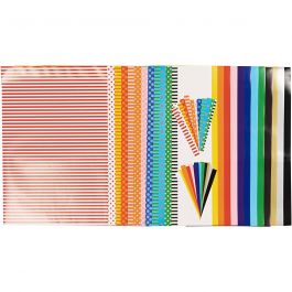 Glanzpapier, Blatt 32x40 cm, 80 g, 1 Set [HOB-20779]