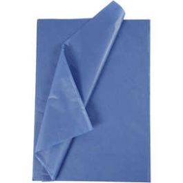 Seidenpapier Blau 50x70cm | 14g (25 Bl.) [HOB20866]