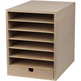 Papier-Container , H 31,5 cm, T 32 cm, B 24,3 cm, A4, 1 Stk [HOB-21008]