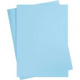Karton, farbig, A2, Blatt 420x594 mm, 180 g, Hellblau, 100 Bl./ 1 Pck [HOB-213056]