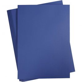 Karton, farbig, A2, Blatt 420x594 mm, 180 g, Dunkelblau, 100 Bl./ 1 Pck [HOB-213066]