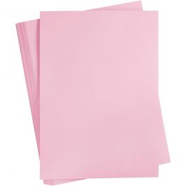 Karton, farbig, A2, Blatt 420x594 mm, 180 g, Hellpink, 100 Bl./ 1 Pck [HOB-21316]