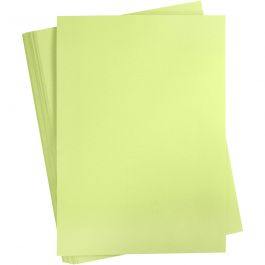 Karton, farbig, A2, Blatt 420x594 mm, 180 g, Hellgrün, 100 Bl./ 1 Pck [HOB-21322]