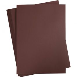 Karton, farbig, A2, Blatt 420x594 mm, 180 g, Dunkelbraun, 100 Bl./ 1 Pck [HOB-21325]