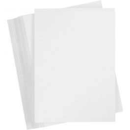 Karton, farbig, A5, Blatt 148x210 mm, 180 g, Weiß, 200 Bl./ 1 Pck [HOB-21411]