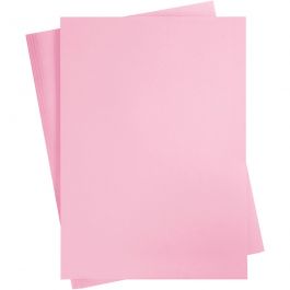 Karton, farbig, A2, Blatt 420x594 mm, 180 g, Hellpink, 10 Bl./ 1 Pck [HOB-21516]
