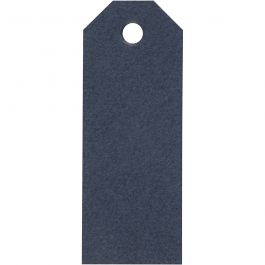 Manila-Anhänger, Größe 3x8 cm, 220 g, Blau, 20 Stk/ 1 Pck [HOB-234014]