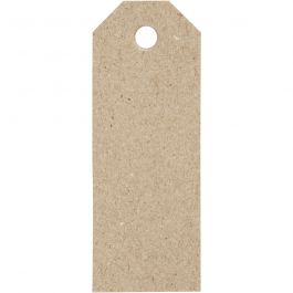 Manila-Anhänger, Größe 3x8 cm, 220 g, Natur, 20 Stk/ 1 Pck [HOB-234016]