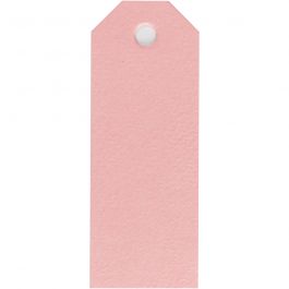 Manila-Anhänger, Größe 3x8 cm, 220 g, Rosa, 20 Stk/ 1 Pck [HOB-234019]