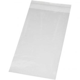 Cellophanhüllen, H 22 cm, B 12 cm, Dicke 25 my, 20 Stk/ 1 Pck [HOB-239950]
