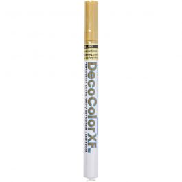 Permanent-Marker, Strichstärke 0,8 mm, Gold, 1 Stk [HOB-25030]