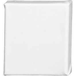 Leinwand, T 1.6 cm, Größe 10x10 cm, 360 g, Weiß, 10 Stk/ 1 Pck [HOB-25700]