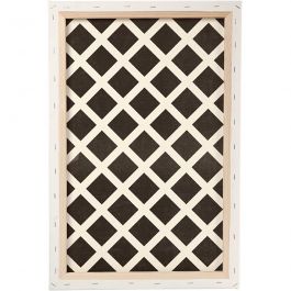 Leinwand, T 1,7 cm, Größe 40x60 cm, 360 g, Weiß, 1 Stk [HOB-25730]