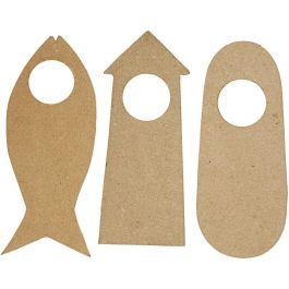 Türschild, Größe 10x25 cm, 6 Stk/ 1 Pck [HOB-265821]